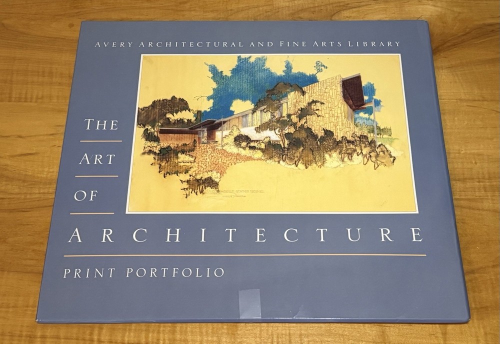 The Art of Architecture Print Portfolio | 8 prints 13″ x 15″ | Avery Library