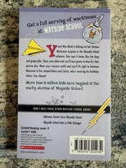 Louis Sachar Wayside School Chapter 3 Book Lot Falling Down Sideways Stranger