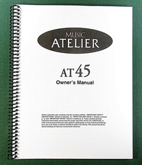 Roland AT45 Owner’s Instruction Manual: 228 Pages & Protective Covers!