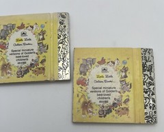 Little Little Golden Books Mini, Lot Of 2 Pinocchio Snow White 2.75 x 2.75in