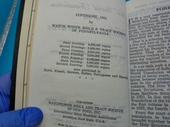 New World Translation Bible 1970 Revised Watchtower Pocket Black Leather Maps