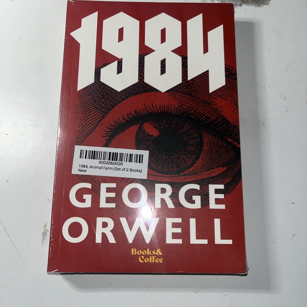 1984 & Animal Farm (Set of 2 Books) by George Orwell -BRAND NEW