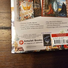 NEW Lightlark Collector’s Edition Alex Aster Amulet Floral HC YA Fantasy
