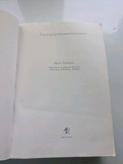 Topological Geometrodynamics – Pitkanen – Relativity Quantum Dark Luniver 2006
