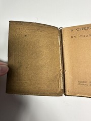 Little Leather Library – A CHRISTMAS CAROL Charles Dickens Antique Book 1920’s