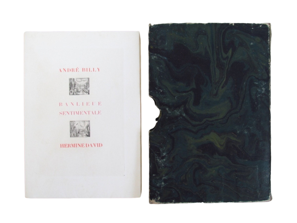André Billy „Banlieue sentimentale” illustrations by Hermine David 5.9in x 8.6