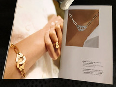 dinh van Paris A Summer Sculpted in Gold Jewelry Look Book 7 in L x 4.5 in W