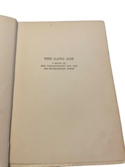 The Gang Age By Paul Hanly Furfey 1926 The Macmillan Company Hardcover
