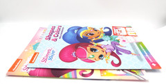 2 Shimmer and Shine books: Shapes & Colors / Hand Lettering Pre-K Workbook NEW*