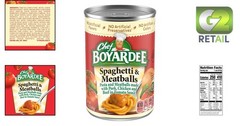 14.5 oz Spaghetti and Meatballs in Easy-Open Can – Perfect Family Meal!