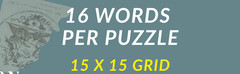 Golden Word Search Puzzles Large Print Nostalgic Theme 88-puzzles