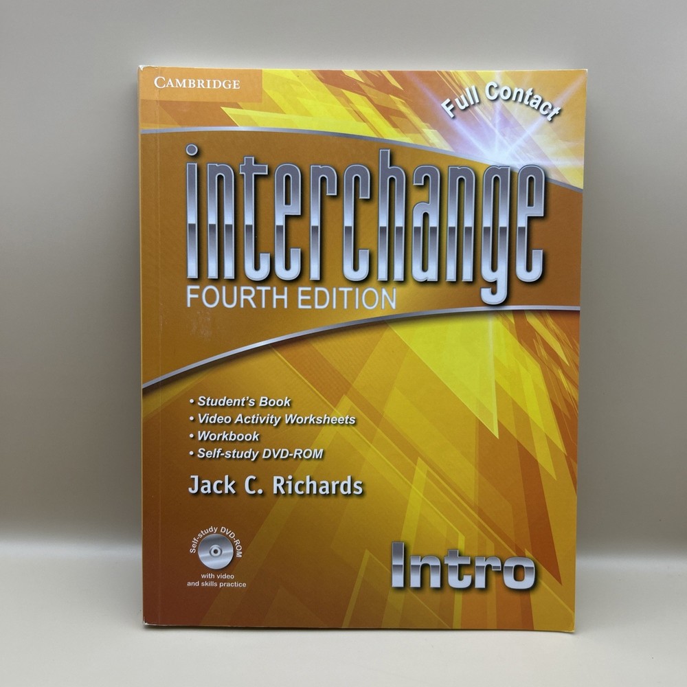 Interchange Intro Full Contact With Self-study DVD-ROM by Jack C. Richards Book