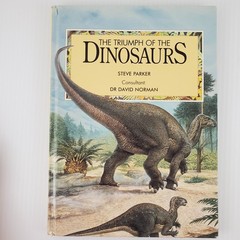 4 Book Lot Dinosaur Story Joanna Cole, Discovering Dinosaurs, Triumph of the…