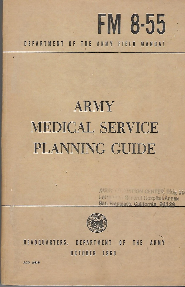 Historical book Army Medical Service Planning Guide, 1960
