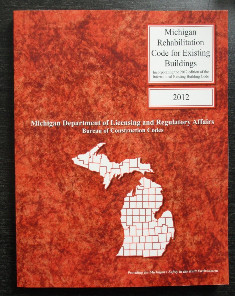 2012 Michigan Rehabilitation for Existing Buildings by ICC/Michigan (2012,PB)