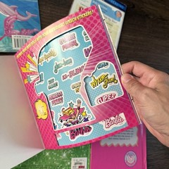Barbie Book Lot of 9 Fairy Princess Mermaid + Sticker Activity Books
