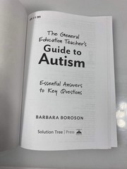 The General Education Teacher’s Guide to Autism by Boroson Ex-library 2022 SC