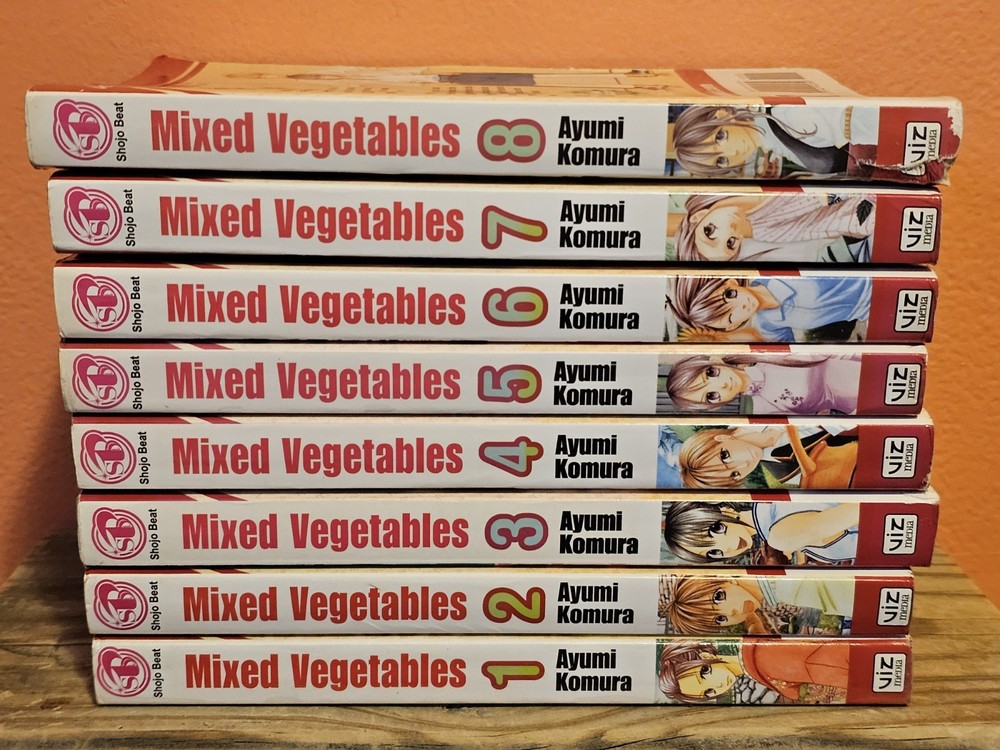 Mixed Vegetables Volumes 1-8 Complete Set English Manga by Ayumi Komura