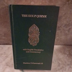 The Holy Qur’an With English Translation And Commentary English & Arabic GOLD ED