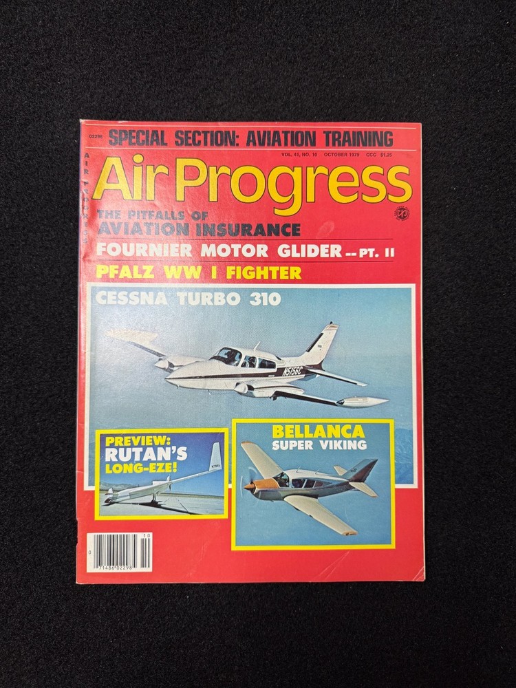 Air Progress Magazine October 1979 Cessna Turbo 310 Bellanca Super Viking