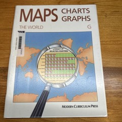 4 Maps Charts Graphs Levels D, E, F, and G Modern Curriculum Press US World pb