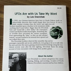 SIGNED UFOs Are With Us Take My Word Leo Dworshak 2003 First Printing Paperback