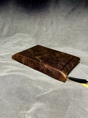 KJV Large Print Personal Size Reference Bible – Brown distressed goatskin