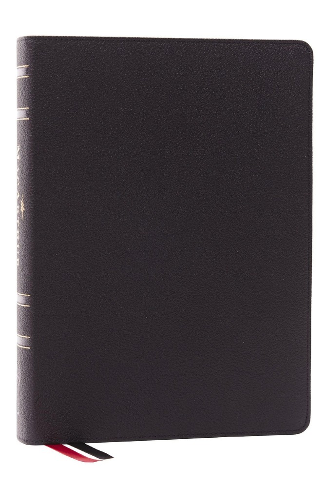 LSB MacArthur Study Bible 2nd Edition – Black Genuine Leather, Thumb Indexed