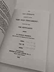 The Holy Bible: Containing The Old And New Covenant Vol 3 Proverbs- Malachi