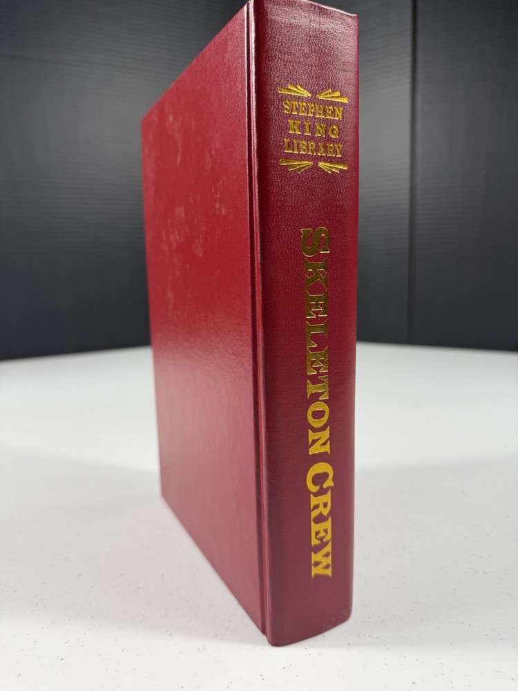 Stephen King Skeleton Crew HC Red Leather Library Edition G.P. Putnam’s Son Rare
