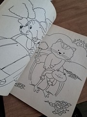 Vintage Golden Mattel 1984 Poochie Coloring Book 32 Double Sided Pages