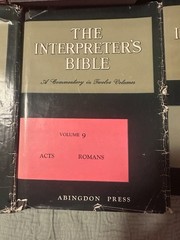The Interpreters Bible 1957 commentary – lot of 8 – volumes 1-4, 6, 8, 9, 11