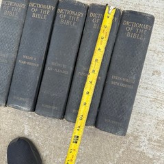 A Dictionary Of The Bible by J Hastings 5 Vol Complete Set Antique VTG 1911-1912