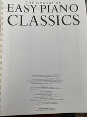 Library Of Piano Classics 126 SONGS 296 Pages Music Beethoven, Bach, Brahms More