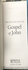 The Million Dollar Gospel Of John Bible Book by Ray Comfort 2021 Bridge Logos P