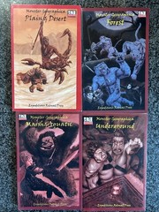 ✰ MONSTER GEOGRAPHICA 4 Book Lot d20 D&D 3.5 RPG Expeditious Retreat Qm42 NEWOoP