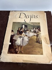 Vintage 1952 Degas 16 Full Color Prints Harry N Abrams Art Portfolio Folio