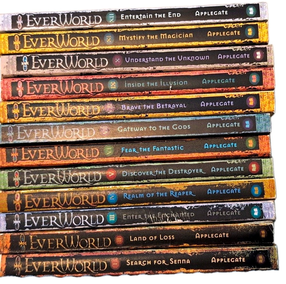 Everworld Complete Series Set 1-12 by K.A. Applegate VTG YA Fantasy Paperbacks