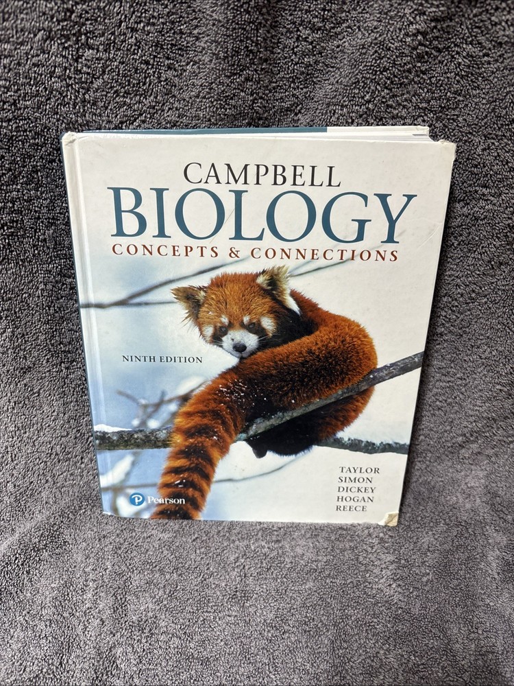 Campbell Biology Concepts & Connections, 9th edition by Taylor GOOD HARDCOVER