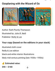 A Collection of Vintage Oz books Over 30 books for your enjoyment.
