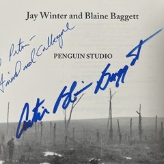 Signed Book The Great War PBS WWI Series Military Jay Winter Bliane Baggett HCDJ