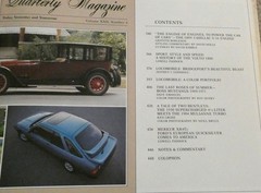 Automotive Quarterly Hardcover Book Lot Volume 22 # 1 2 3 4 1984 Debossed Cover