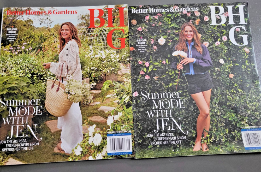 BH&G Magazine -July/August 2026 Issue -Summer Mode With Jen – 2 Different Covers