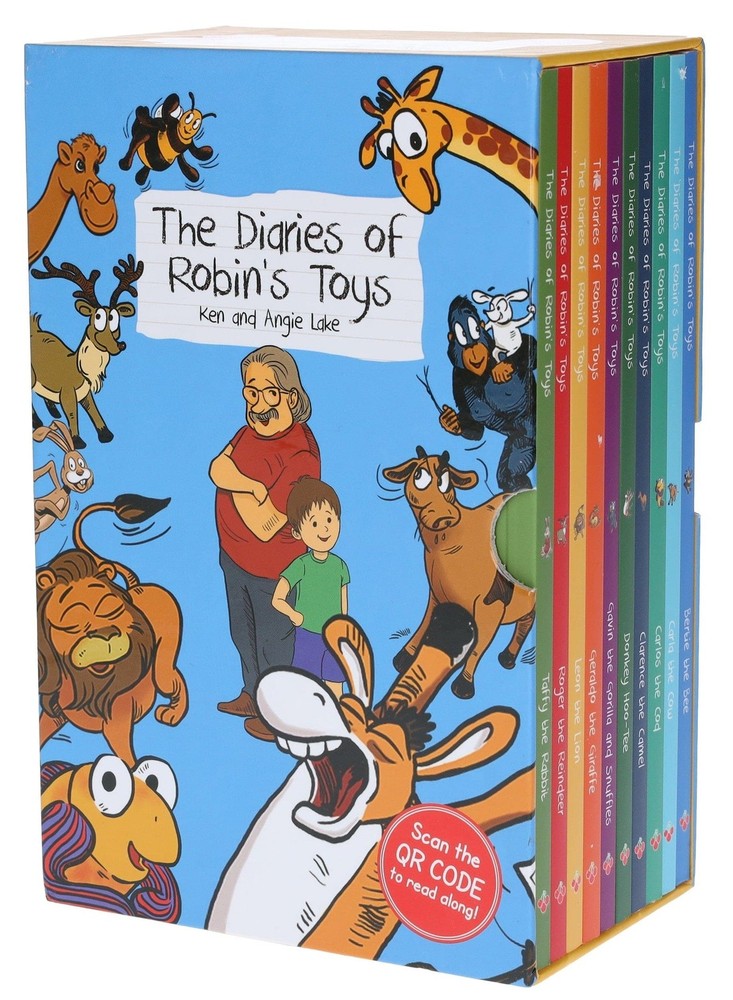 Diary of Robins Toys 10 Books Paperback Set – Ages 5-7 – By Ken & Angie Lake