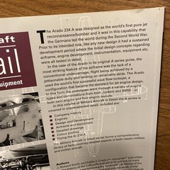 Military Aircraft In Detail Arado Ar 234 A by J. R. Smith E. J. Creek 2006 Book