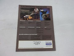 Cub Cadet Product Brochure 1050 1210 1211 1806 1810 1811 1812 1772 1872 2072
