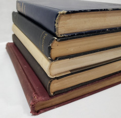 Vintage Christian Books Stack Lot of 5 Bible Theology Pastor Preacher Decorative