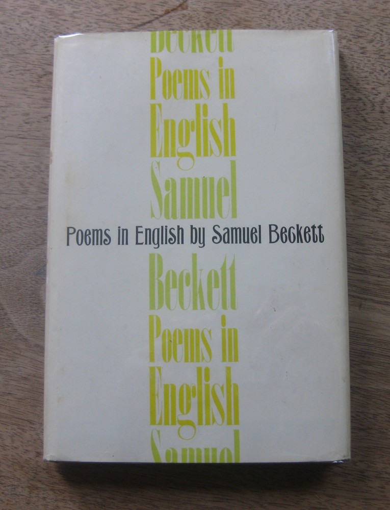 POEMS IN ENGLISH by Samuel Beckett -1st/1st HCDJ 1963 – Grove Press $2.75 Godot
