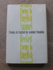 POEMS IN ENGLISH by Samuel Beckett -1st/1st HCDJ 1963 – Grove Press $2.75 Godot