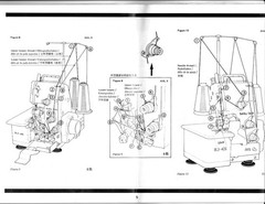 BABY LOCK BL3-406 406D Overlock Serger Instruction Manual – WIRE FIXED – COVERED